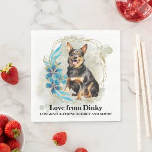 Lancashire Heeler Trouwservet Met Honden Foto Servet