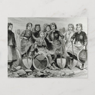 Lancashire Pit-Brow Women Briefkaart