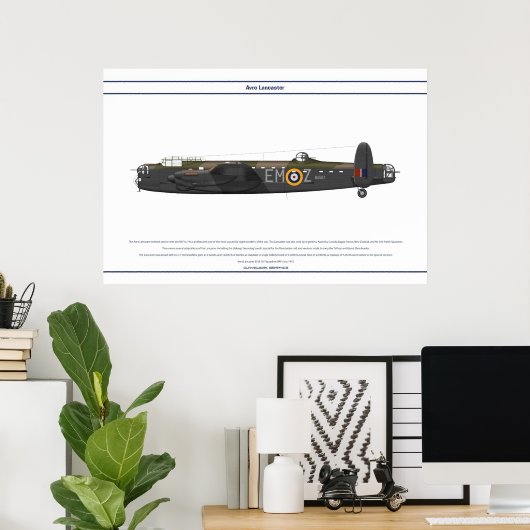 Lancaster BI 207 Squadron Poster (Thuiskantoor)
