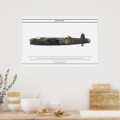 Lancaster BI 207 Squadron Poster (Keuken)