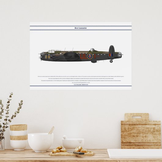 Lancaster BI 576 Squadron Poster (Keuken)