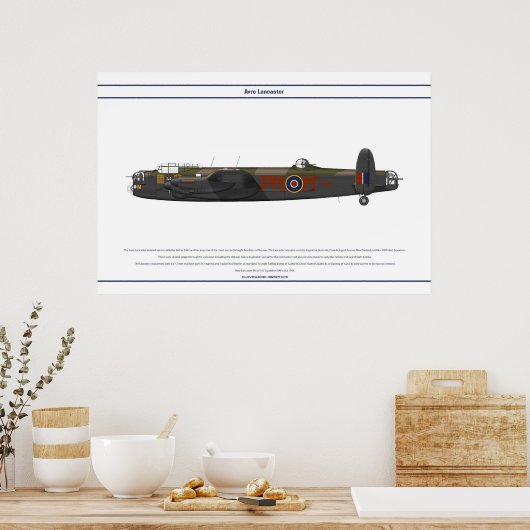 Lancaster BIII 103 Squadron Poster (Keuken)