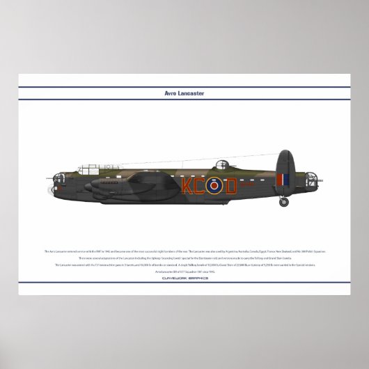 Lancaster BIII 617 Squadron Poster (Voorkant)