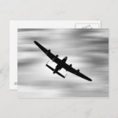 Lancaster Bomber. Briefkaart (Voorkant / Achterkant)