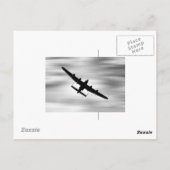 Lancaster Bomber. Briefkaart (Achterkant)