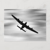 Lancaster Bomber. Briefkaart (Voorkant)