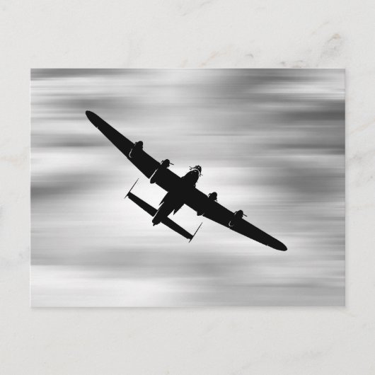 Lancaster Bomber. Briefkaart (Voorkant)