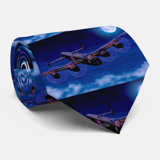 Lancaster Bomber Coming Home Stropdas (Opgerold)