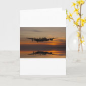 Lancaster Bomber het huis stretch Kaart (Gele Bloem)