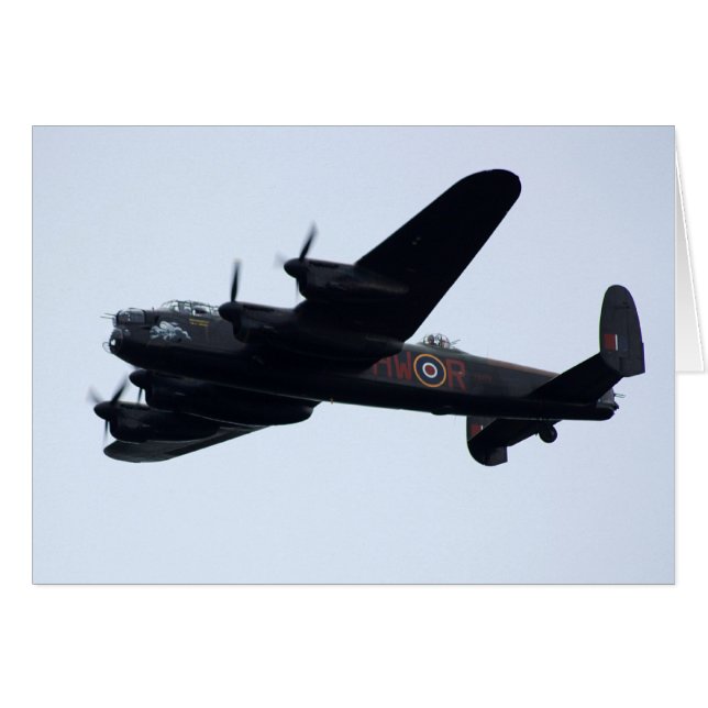 Lancaster Bomber in Flight. (Voorkant Horizontaal)