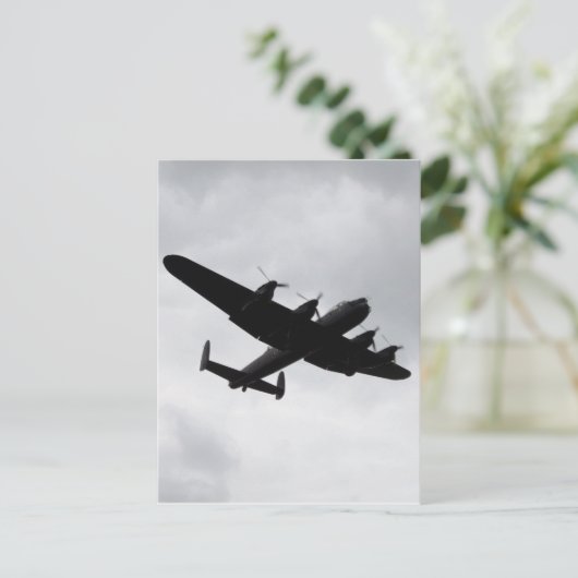 Lancaster Bomber Landing Briefkaart (Staand voorkant)