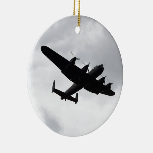 Lancaster Bomber Landing Keramisch Ornament (Rechts)
