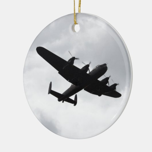 Lancaster Bomber Landing Keramisch Ornament (Links)