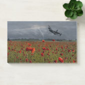 Lancaster Bomber over een papaverveld Post-it® Notes (Kantoor)