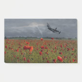 Lancaster Bomber over een papaverveld Post-it® Notes (Voorkant)