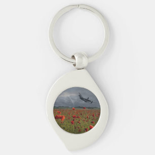Lancaster Bomber over een paplepel Sleutelhanger