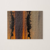 lancaster Bomber over het thuisstuk Legpuzzel (Horizontaal)