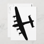Lancaster Bomber RAF Briefkaart (Voorkant / Achterkant)
