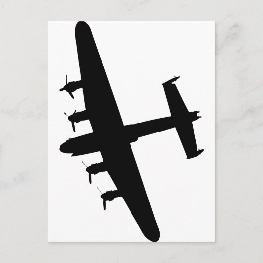 Lancaster Bomber RAF Briefkaart (Voorkant)