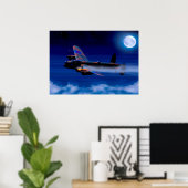 Lancaster Bomber Return Home Poster (Thuiskantoor)