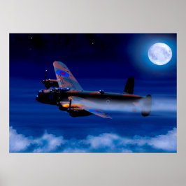 Lancaster Bomber Return Home Poster