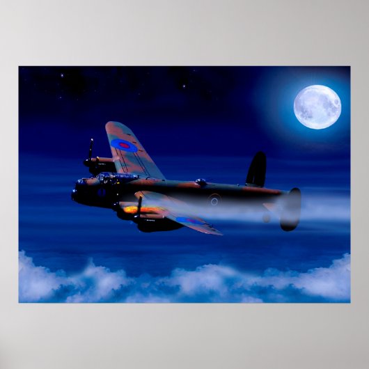 Lancaster Bomber Return Home Poster (Voorkant)