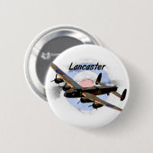 Lancaster Bomber Ronde Button 5,7 Cm (Voorkant /achterkant)