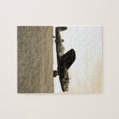 Lancaster Bomber Sepia Tone Legpuzzel (Horizontaal)