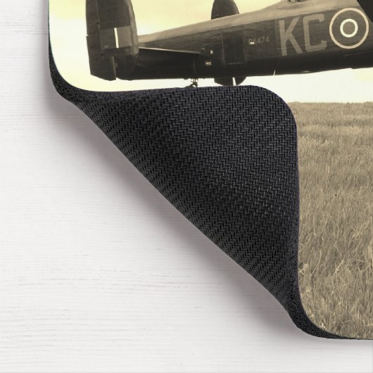 Lancaster Bomber Sepia Tone Muismat (Hoek)