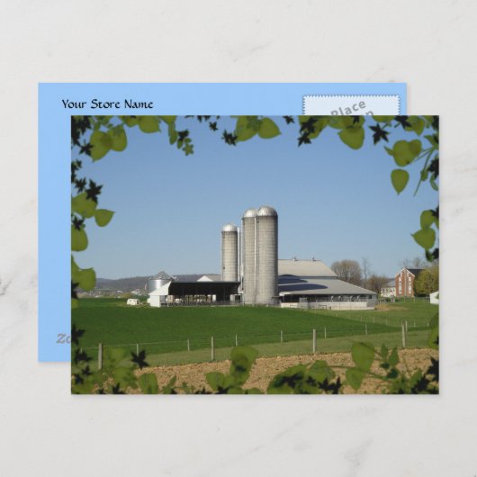 Lancaster Briefkaart 1, je winkelnaam toevoegen! (Voorkant / Achterkant)