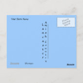 Lancaster Briefkaart 1, je winkelnaam toevoegen! (Achterkant)