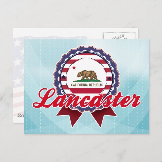Lancaster, CA Briefkaart (Voorkant / Achterkant)