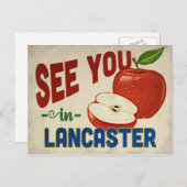 Lancaster California Apple - Vintage Travel Briefkaart (Voorkant / Achterkant)