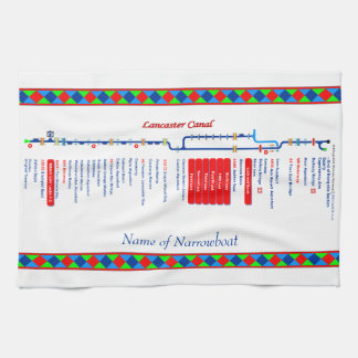 Lancaster Canal UK Inland Waterway Route Red Theedoek