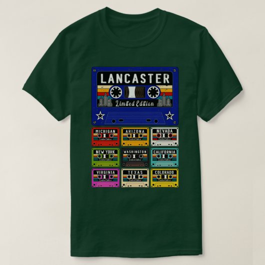 Lancaster City 1 T-shirt (Design voorkant)