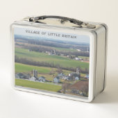 Lancaster County Amish Boerderij & School Lunchbox (Achterkant)