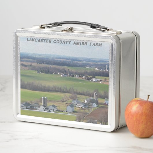 Lancaster County Amish Boerderij & School Lunchbox (In situ)
