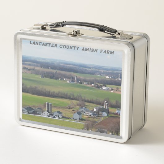 Lancaster County Amish Boerderij & School Lunchbox (Voorkant)