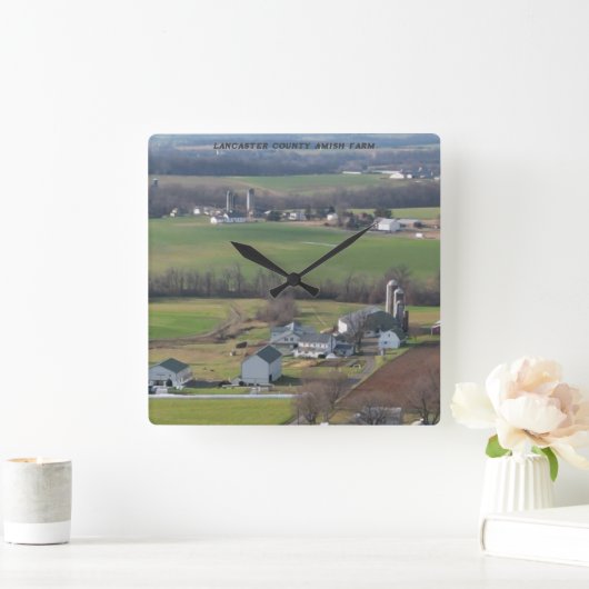 Lancaster County Amish Boerderij wall klok (Huis)