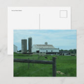 Lancaster County Boerderij Briefkaart (Voorkant / Achterkant)
