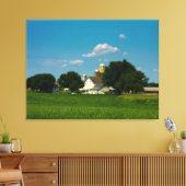 Lancaster County-boerderij Canvas Afdruk (Insitu (Woonkamer))