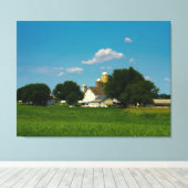 Lancaster County-boerderij Canvas Afdruk (Insitu (Houten vloer))