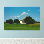 Lancaster County Boerderij Canvas Afdruk (Insitu (Houten vloer))