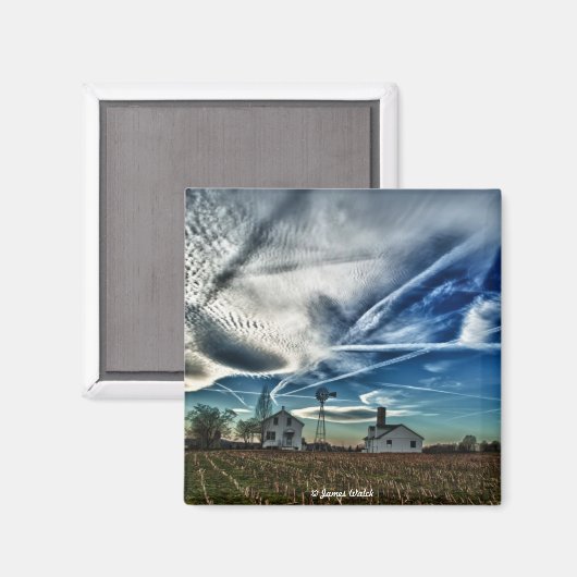 Lancaster County Boerderij Magneet (Voorkant / Achterkant)