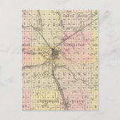 Lancaster County, Nebraska Briefkaart (Voorkant)