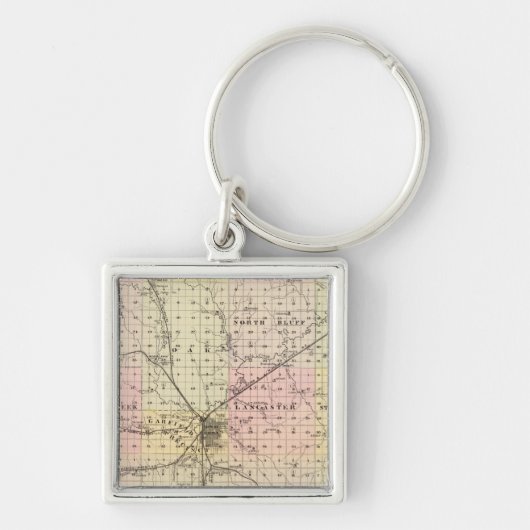 Lancaster County, Nebraska Sleutelhanger (Voorkant)