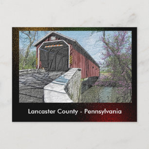 Lancaster County - Pennsylvania - briefkaart