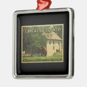 Lancaster County Pennsylvania Metalen Ornament (Links)