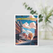 Lancaster County Pennsylvania Verenigde Staten vin Briefkaart (Staand voorkant)