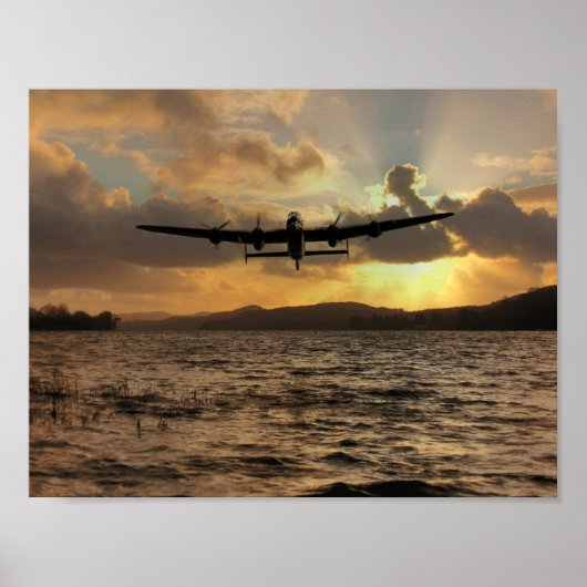 Lancaster en het meer poster (Voorkant)